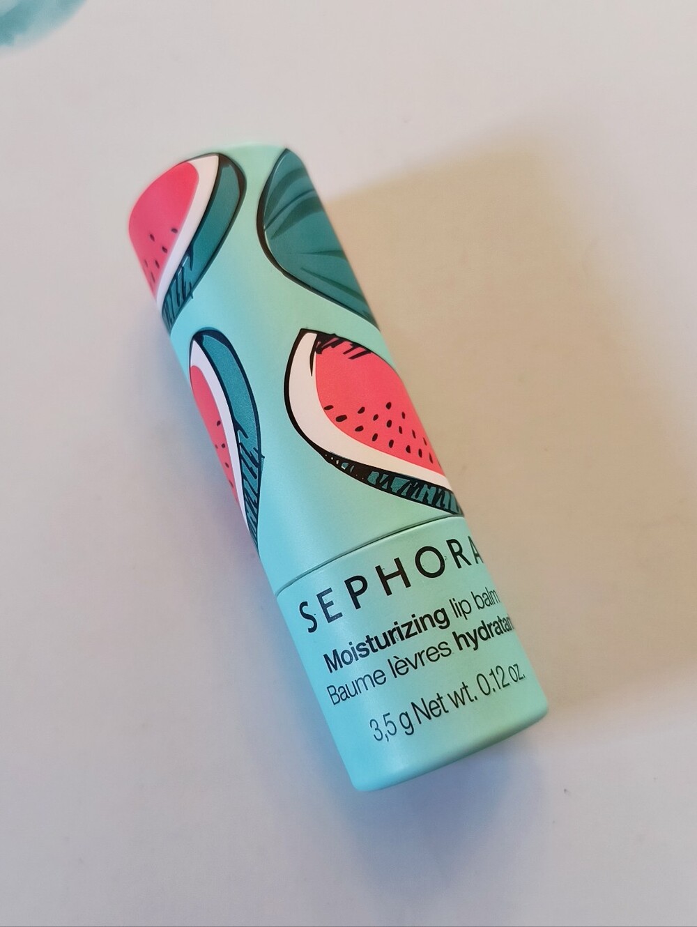 Sephora Moisturizing Lip Balm In Watermelon With 97% Natural Ingredients 3.5g
